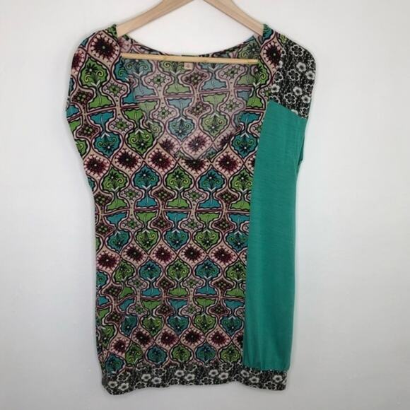 Anthropologie ETT twa Silk Road Mixed Floral Top Size Small - Picture 2 of 8